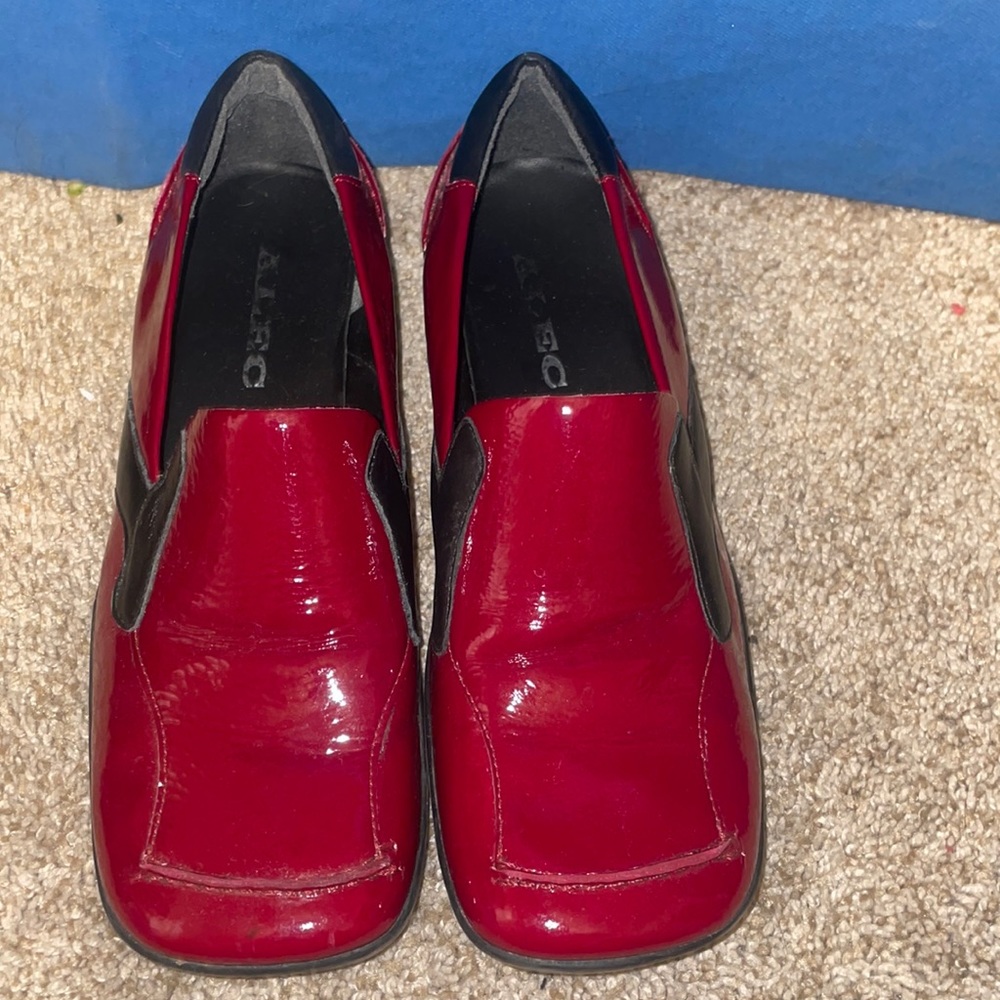 Vintage red shiny loafers by Alec - Made in Brazil